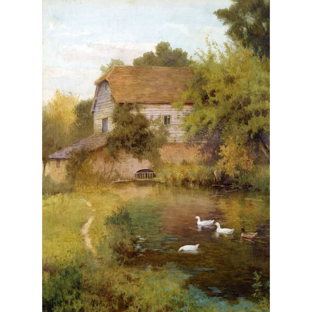 W Affleck Medici Print The Mill Pond