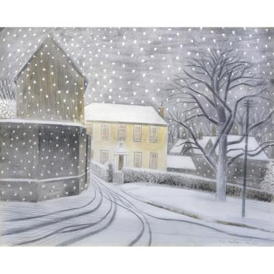 Halstead Road in Snow