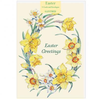 Easter Greetings with Daffodil's by Audrey Tarrant