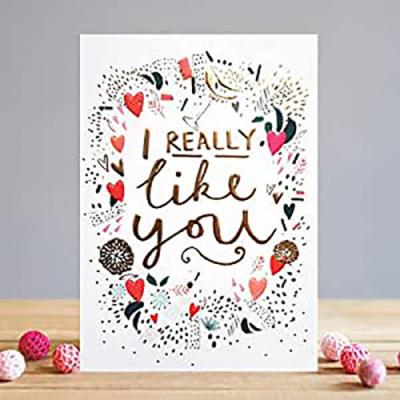 I Really Like You - HH007 - Valentines Day Card