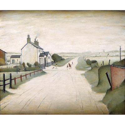 A Country Road, Lowry, Medici