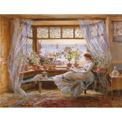 Lewis, C J - Reading by a Window