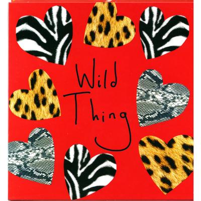 Wild Thing - VWL004 - Valentines Day Card